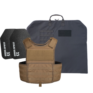 Complete Level III Steel Armor Package – Plates, Carrier, and Bag